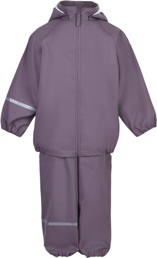 Se CeLaVi Basic Rainwear set Recycle PU Str 110 - Moonscape Regntøj hos Magasin ved Magasin