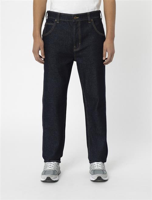 Se Dickies Houston Denim Rinsed Mand Rinsed Jeans Str W36 L32 Denim - hos Magasin ved Magasin