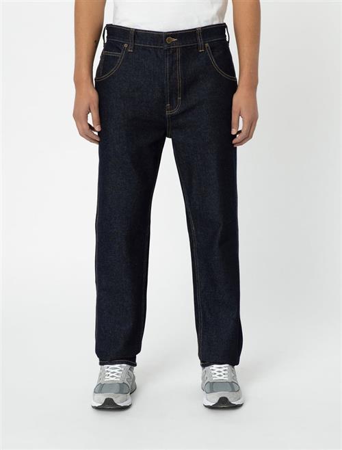 Se Dickies Houston Denim Rinsed Mand Rinsed Jeans Str W32 L30 Denim - hos Magasin ved Magasin