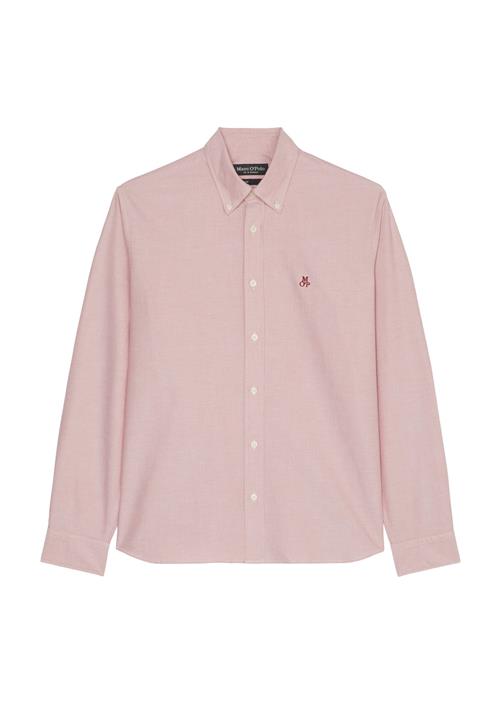 Marc O’Polo Button Down Collar, Long Sleeves, r Kvinde Multi/flushed Rose Langærmede Skjorter Str L - hos Magasin