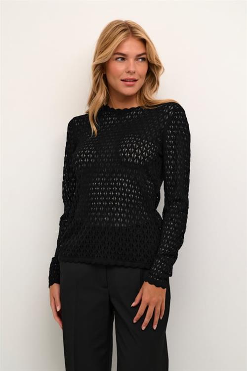 Karen by Simonsen Naomikb Oneck Kvinde Meteorite Sweaters Str XS - hos Magasin