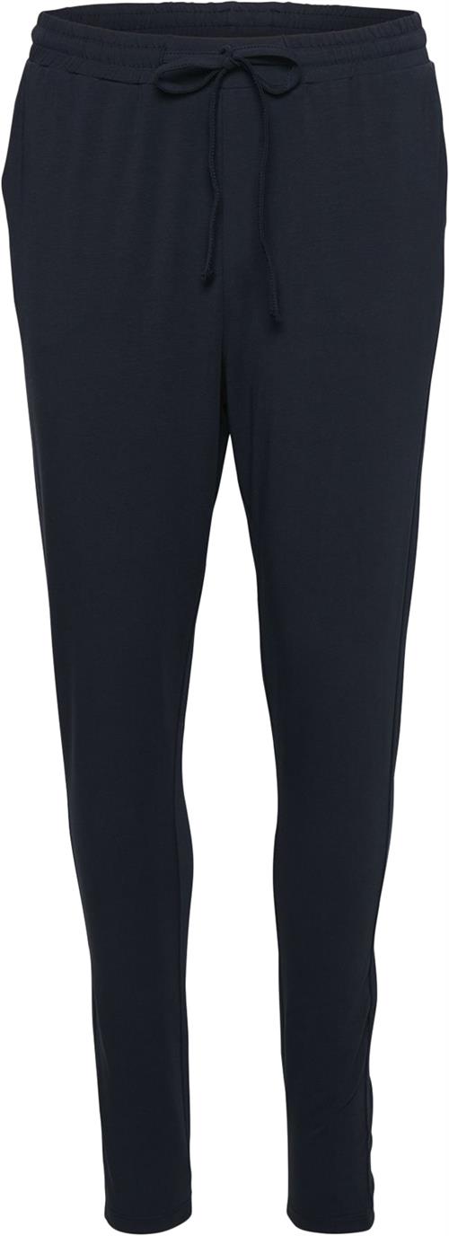 Se Kaffe Linda Pant Kvinde Midnight Marine Bukser Med Smalle Ben Regular Fit Str M - hos Magasin ved Magasin