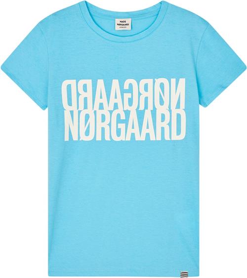 Mads Nørgaard - Copenhagen Single Organic Tuvina Tee Str 4 år - Aquarius Kortærmede T-shirts hos Magasin