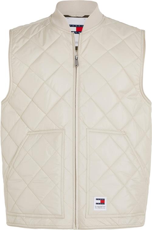 Se Tommy Hilfiger TJM REG Entry Vest Mand Newsprint Veste Str S - hos Magasin ved Magasin