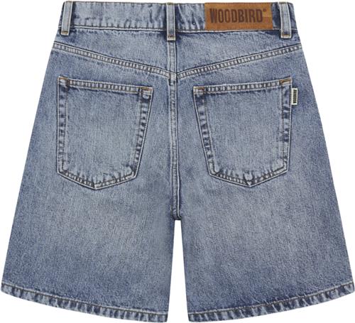 Se Woodbird Wbmaggie Optic Shorts Kvinde Optic Blue Denim Shorts Str 25 - Denim hos Magasin ved Magasin