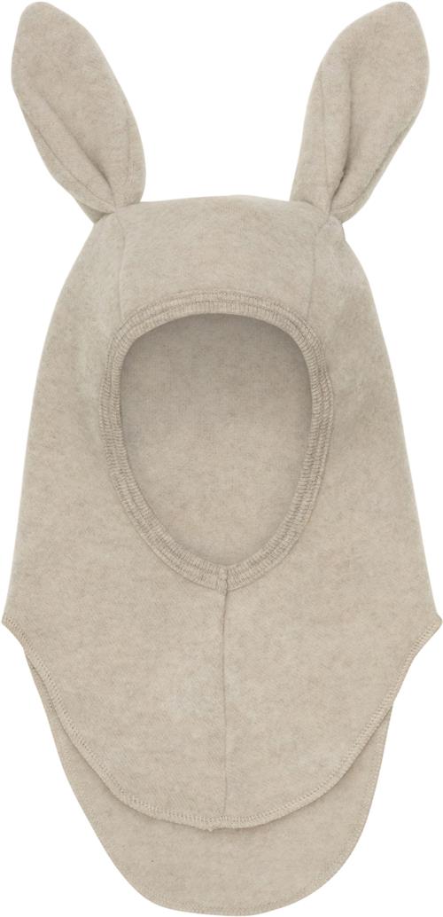 Huttelihut Balaclava Ears Wool Fleece 48\0-12M - Elefanthuer Merino Uld hos Magasin