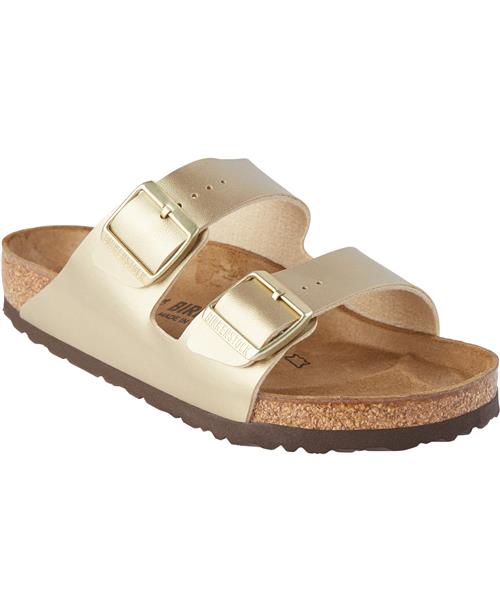 Birkenstock Arizona BF Gold Kvinde Gold Flade Sandaler Str 40 - hos Magasin