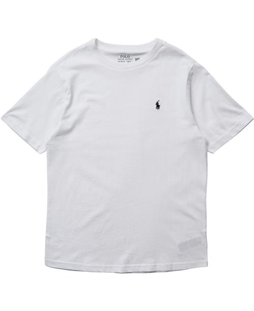 Polo Ralph Lauren 26/1 Jerseyss Cn-tp-tsh Str XL - Hvid Kortærmede T-shirts Bomuld hos Magasin