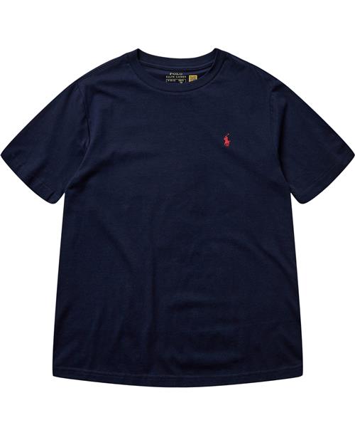 Se Polo Ralph Lauren 26/1 Jerseyss Cn-tp-tsh Str S - Blå Kortærmede T-shirts Bomuld hos Magasin ved Magasin