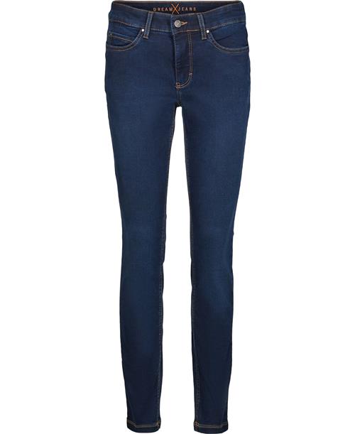 MAC Jeans Dream Skinny Kvinde Blå Skinny Jeans Str W32 / L30 - Denim hos Magasin