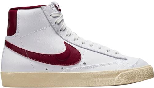 Nike Blazer mid '77 se Kvinde White/team Red-muslin-mtlc Gol Sneakers Str 38,5 - Læder hos Magasin