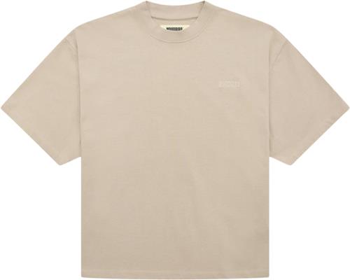 Woodbird Wbjuno Base Tee Kvinde Taupe Brown Kortærmede T-shirts Str L - hos Magasin