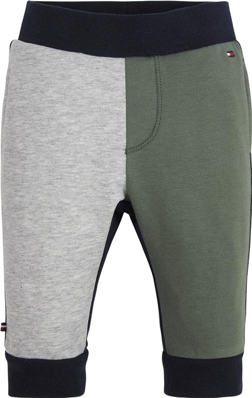 Tommy Hilfiger Baby Logo Colorblock Sweatpants Str 18 mdr / 86 cm - Avalon Green Colorblock Bukser hos Magasin