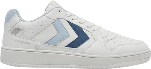 Hummel ST. Power Play Sneakers Kvinde White/ballad Blue Sneakers Str 41 - hos Magasin