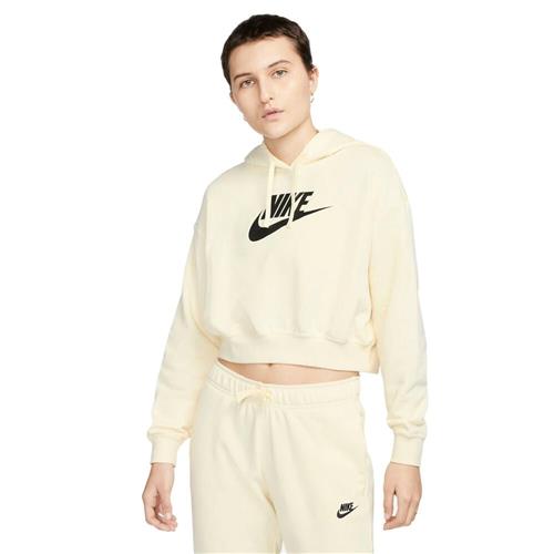 Nike Sportswear Club Fleece Oversized Crop Graphic Haettetroje S - Hættetrøjer & Sweatshirts hos Magasin