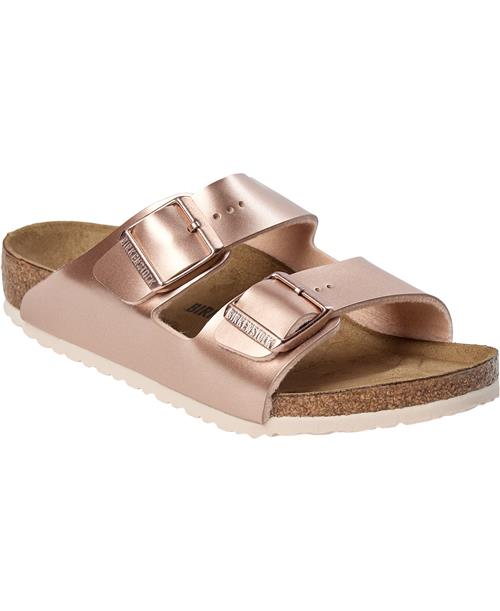 Birkenstock Arizona Kids BF Electric Metallic Copper Metallic Copper Sandaler Str 33 - hos Magasin