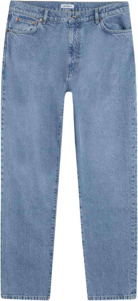 Woodbird Leroy Doone Jeans Mand Washed Blue Jeans Str 28 / 32 - hos Magasin