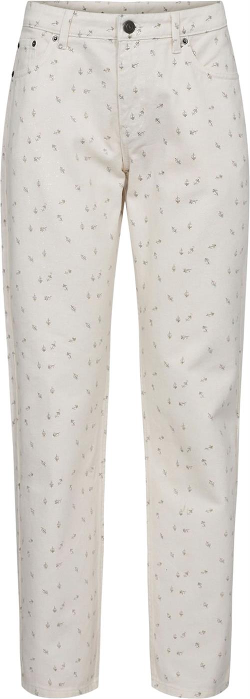 Sofie Schnoor Jeans Kvinde White Alyssum Straight Jeans Str 42 - hos Magasin