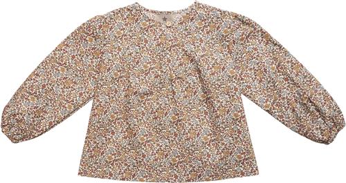 Huttelihut Blouse LS Made w Liberty Fabri Str 116 Piger - Ava Bluser hos Magasin