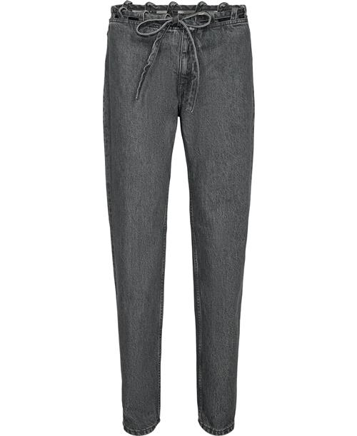 Filippa K Lace Waist Jeans Kvinde Mid Grey W Bukser Med Smalle Ben Str 28/30 - hos Magasin