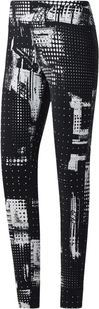 Se Reebok LUX Tight Geocast XS - Tights Elastan hos Magasin ved Magasin