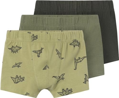 Name It Nmmtights 3P Sage Dino Noos Str 104 - Sage Underbukser hos Magasin