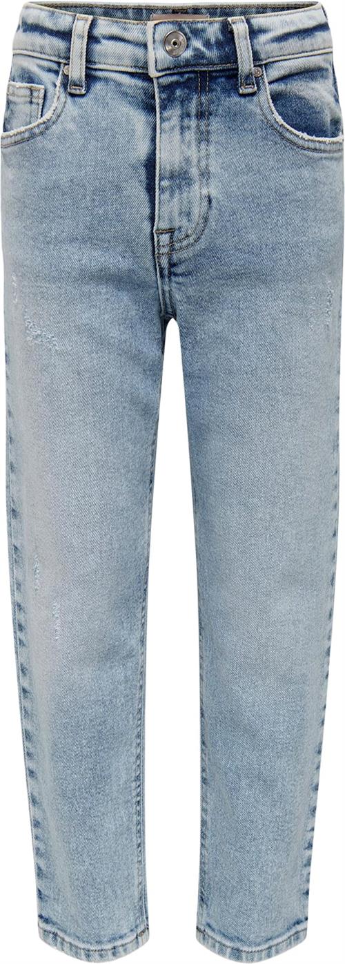 Se ONLY Kogcalla Life MOM FIT Dest DNM Az56 Str 158 - Light Blue Denim Jeans Bomuld hos Magasin ved Magasin