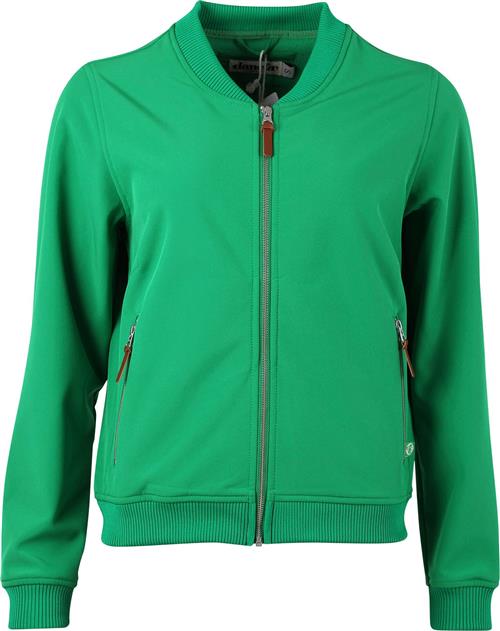 Danefæ Danebea Softshell Bomber Kvinde Grass Green Bomberjakker Str XL - Polyester hos Magasin