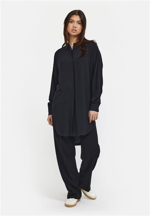 Soft Rebels Srfreedom LS Long Shirt Kvinde Black Langærmede Skjorter Str L - hos Magasin