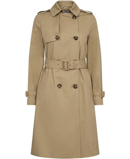 MANGO Classic Trench Coat With Belt Kvinde Light Beige Trenchcoats Str L - hos Magasin