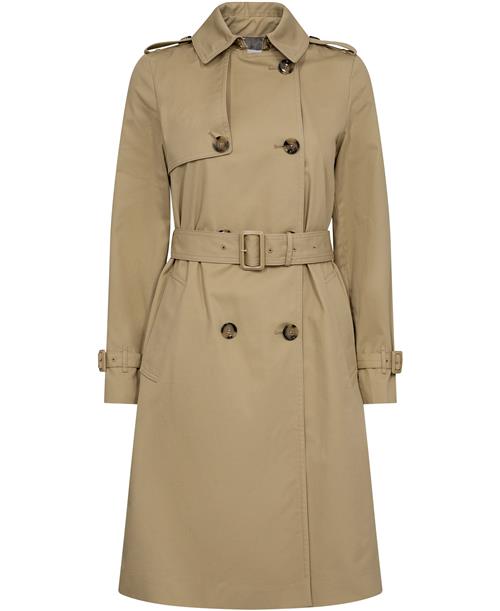 MANGO Classic Trench Coat With Belt Kvinde Light Beige Trenchcoats Str XL - hos Magasin