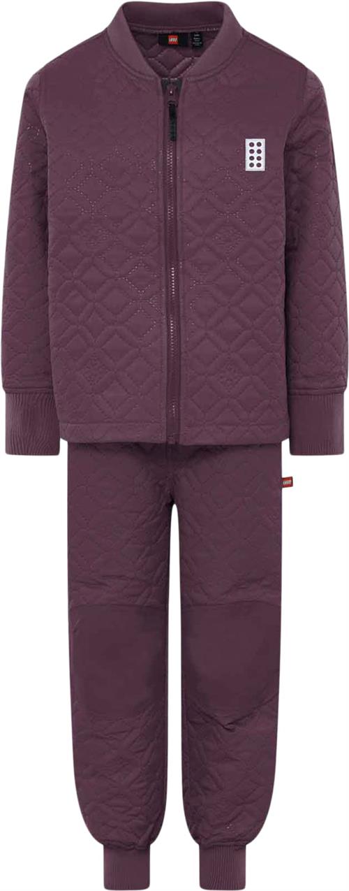 LEGO kidswear/LEGO børnetøj Lwsingu 200 Thermo SET Str 92 cm - Bordeaux Termosæt- & Dragter hos Magasin