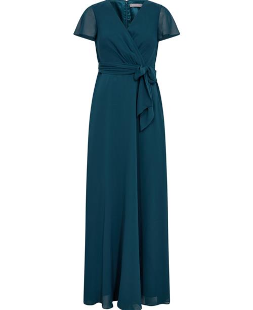 Christian Berg AK,Wrapchiffon Kvinde Dark Jade Maxi Kjoler Str 46 - hos Magasin