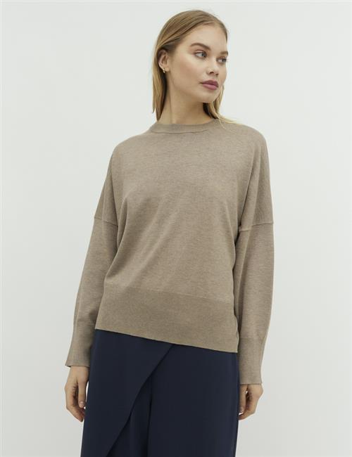 mbyM Gillianm Kvinde Island Fossil Melange Sweaters Str L/XL - hos Magasin