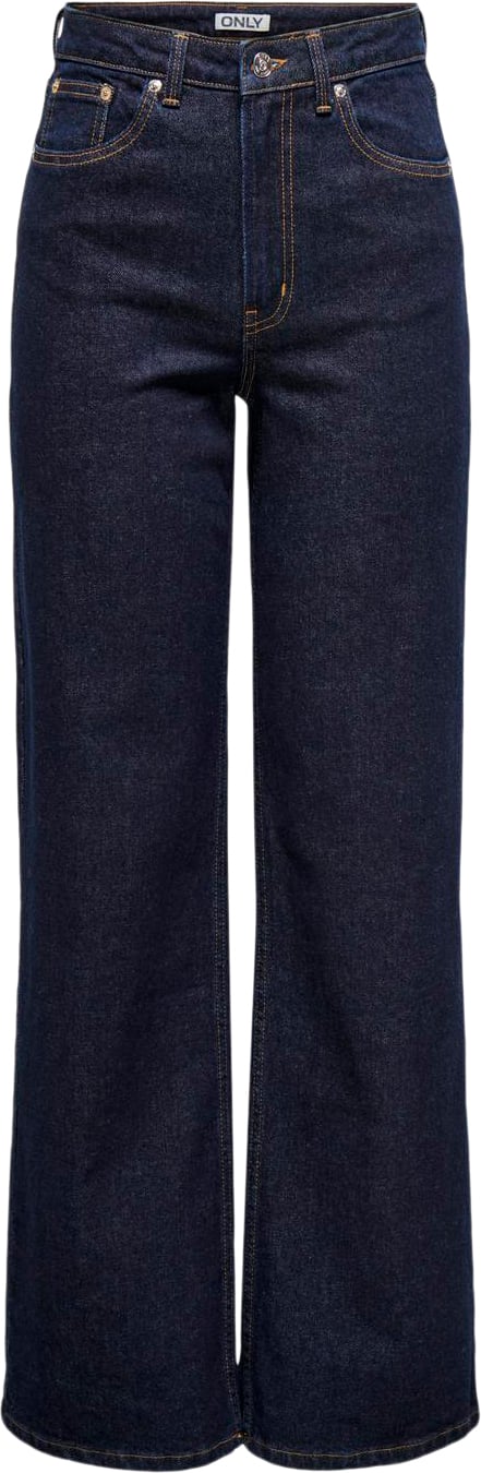 ONLY Onljuicy HW Wide Rinse DNM Mas763 N Kvinde Dark Blue Denim Wide Jeans Str "32/""32" - hos Magasin