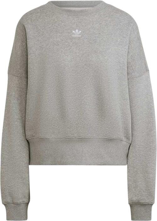 adidas Adicolor Essentials Fleece Sweatshirt Kvinde Grey Sweatshirts Str 40 - Bomuld hos Magasin