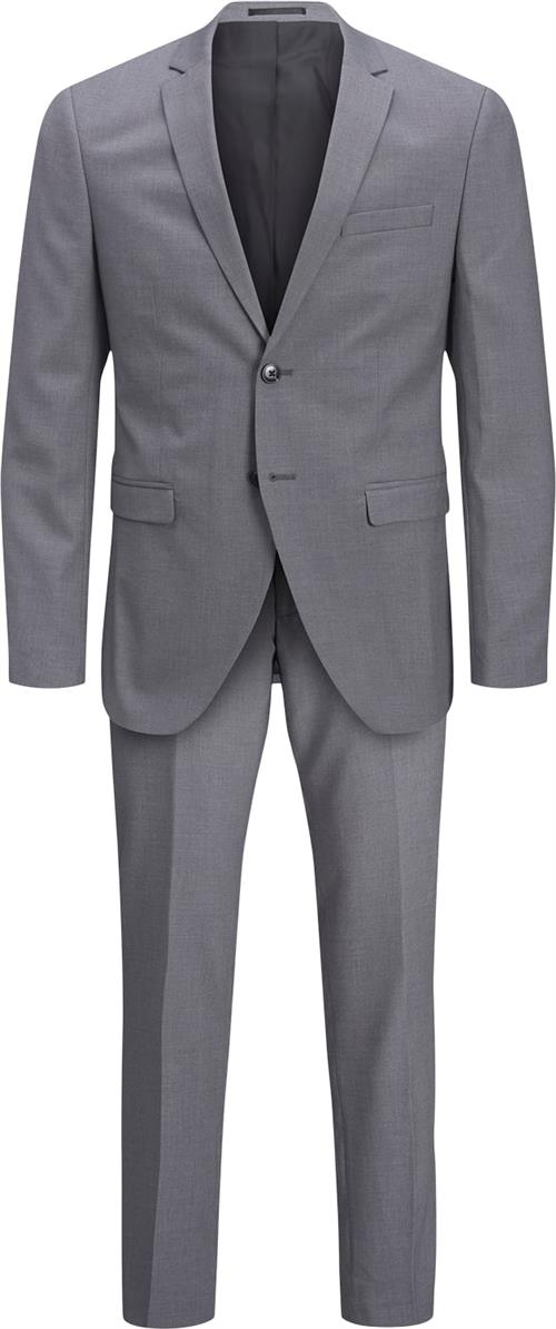 Jack & Jones Jprfranco Suit Noos Mand Light Grey Melange/super Slim Fit Jakkesæt Slim Fit Str 46 - hos Magasin