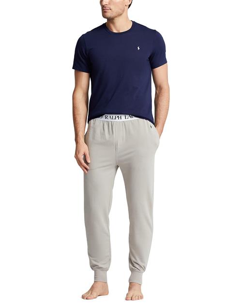 Se Polo Ralph Lauren Cotton Jersey Crewneck Sleep Tee Mand Blå Kortærmede T-shirts Str L - Bomuld hos Magasin ved Magasin