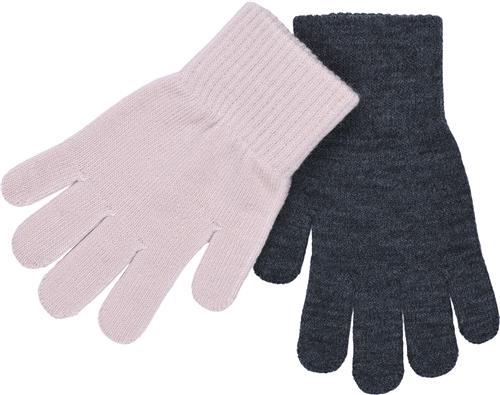 Se Melton 2pack Gloves / 2 Colours 6-10Y - Vanter & Luffer hos Magasin ved Magasin