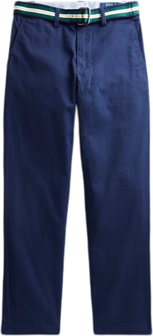 Se Polo Ralph Lauren Belted Slim Fit Stretch Twill Pant Str 10 / 10 år - Blå Bukser hos Magasin ved Magasin