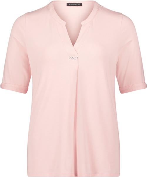 Betty Barclay Shirt Kurz 1/2 Ar Kvinde Powder Pink Kortærmede Bluser Str 44 - hos Magasin