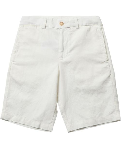 Polo Ralph Lauren Straight Fit Linencotton Short Str 10 / 10 år - Hvid Shorts & Bloomers hos Magasin