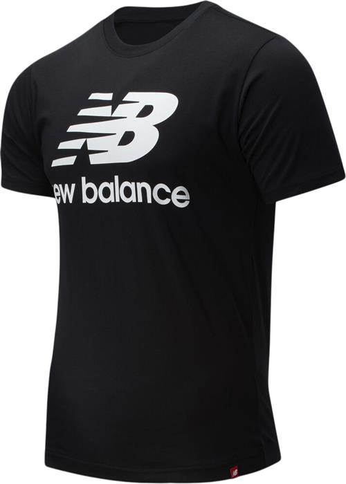 Se New Balance Essentials Stacked Logo T Shirt XS - T-shirts Bomuld hos Magasin ved Magasin