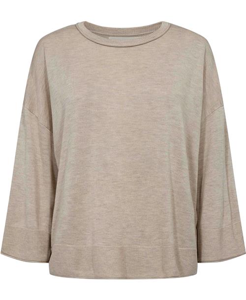 InWear Ilzeiw Pullover Kvinde Haze Melange Sweaters Casual Fit Str S - hos Magasin