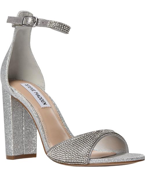 Steve Madden Capsuler Sandal Kvinde Crystal Højhælede Sandaler Str 41 - hos Magasin