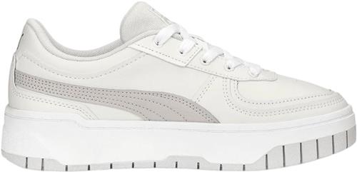 Puma Cali Dream Kvinde Vapor Gray-puma White-marble Sneakers Str 37 - Læder hos Magasin