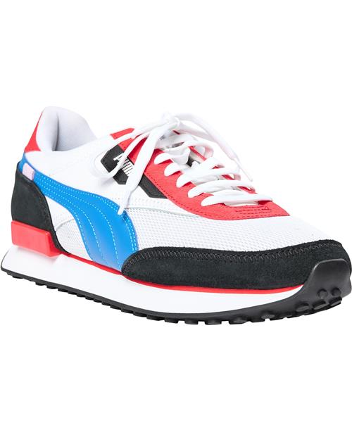 Puma Future Rider Dare to Play Mand Puma White-french Blue-flame S Sneakers Str 37 - hos Magasin