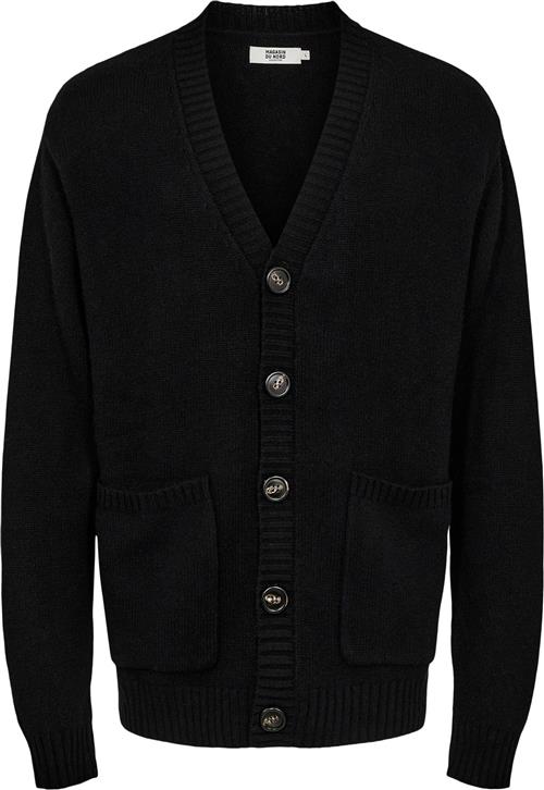 Magasin du Nord Collection Magasin Ethan 1 RWS Cashmere & Uldmix Mand Black Cardigans Str L Cashmere