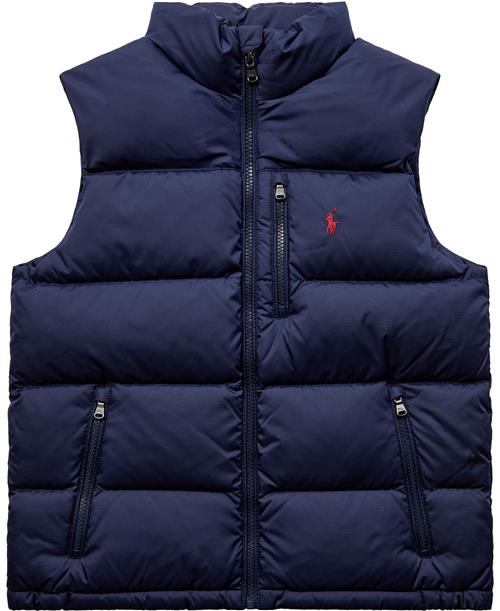 Se Polo Ralph Lauren Recycled Nylonel CAP Vest-ow-vst Str L - Blå Veste hos Magasin ved Magasin