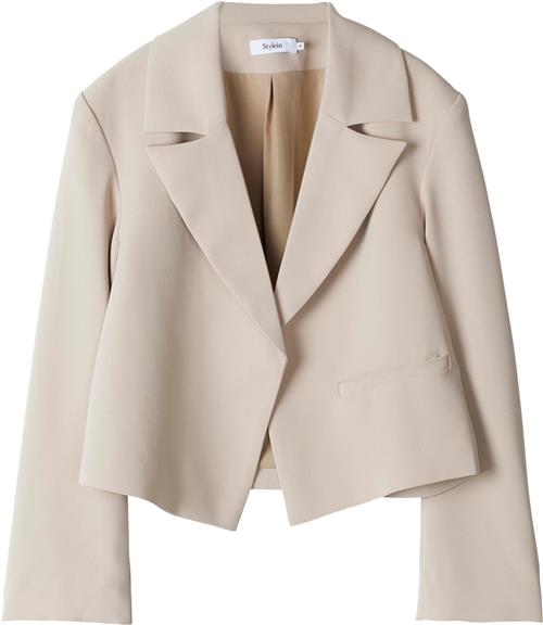 Stylein Bormio Blazer Kvinde Cream Blazere Str S - hos Magasin